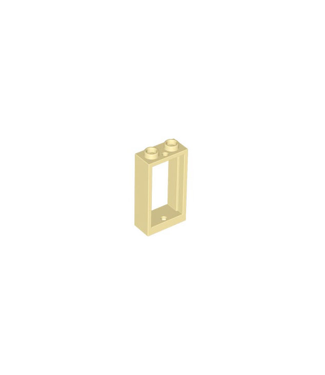 LEGO - Raam 1 x 2 x 3 vlakke voorzijde - Tan | N