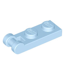 LEGO - Plaat, gemodificeerd 1 x 2 met staaf-handgreep aan uiteinde - Bright Light Blue | N - Thumbnail