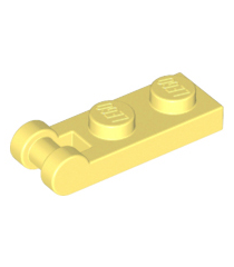 LEGO - Plaat, gemodificeerd 1 x 2 met staaf-handgreep aan uiteinde - Bright Light Yellow | N - Thumbnail