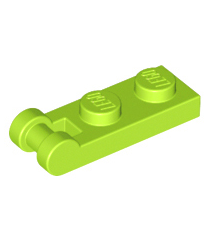 LEGO - Plaat, gemodificeerd 1 x 2 met staaf-handgreep aan uiteinde - Lime | N - Thumbnail