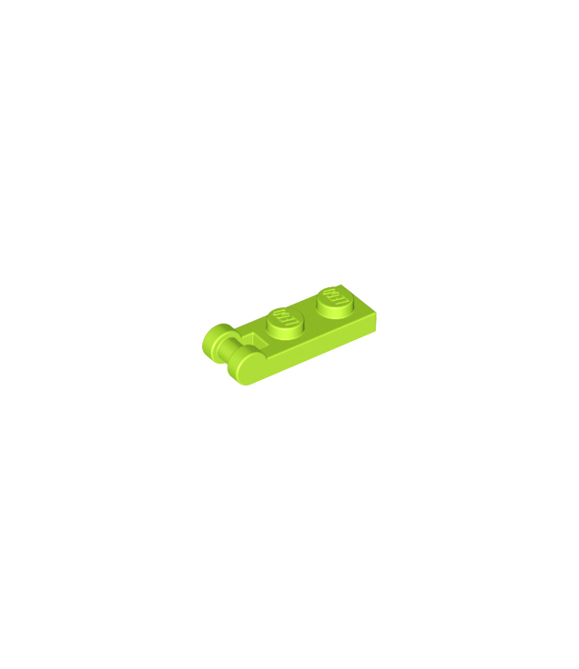 LEGO - Plaat, gemodificeerd 1 x 2 met staaf-handgreep aan uiteinde - Lime | N