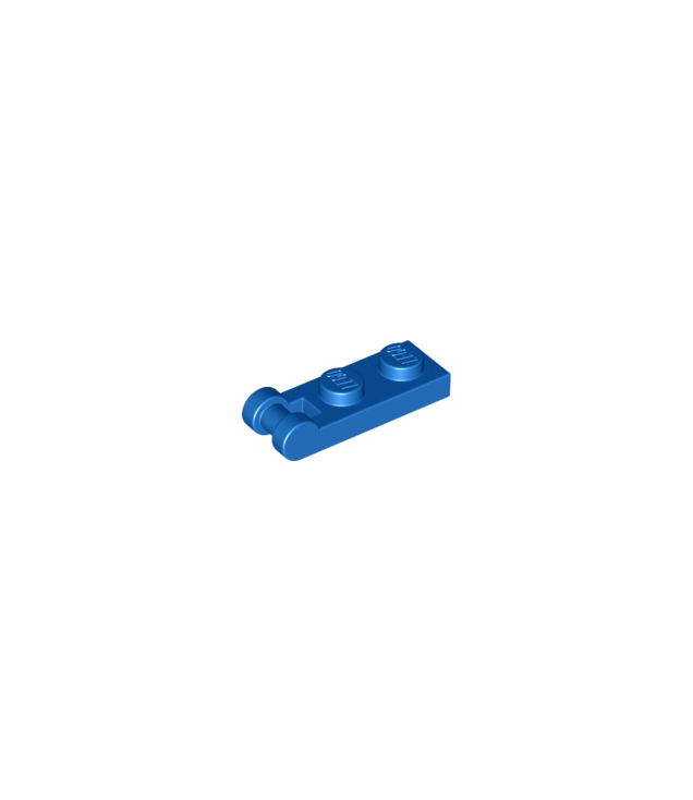 LEGO - Plaat, gemodificeerd 1 x 2 met staaf-handgreep aan uiteinde - Blue | N