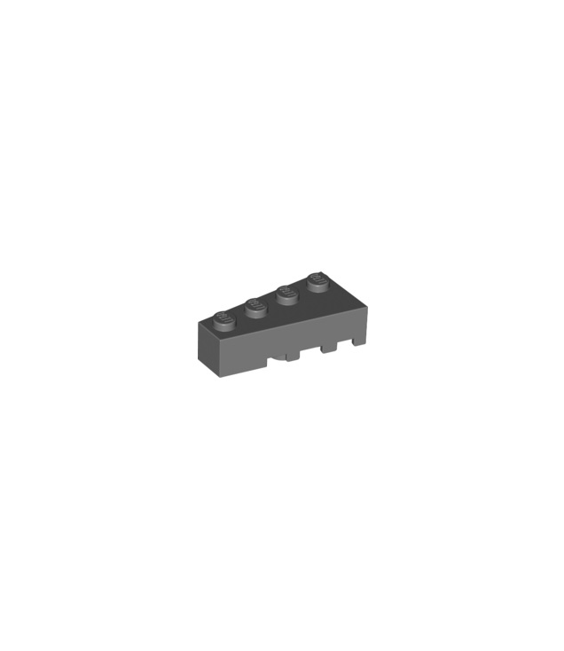 LEGO - Wig 4 x 2 links - Dark Bluish Gray | N