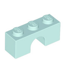 LEGO - Boog 1 x 3 - Light Aqua | N - Thumbnail