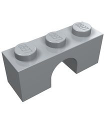 LEGO - Boog 1 x 3 - Light Bluish Gray | N - Thumbnail