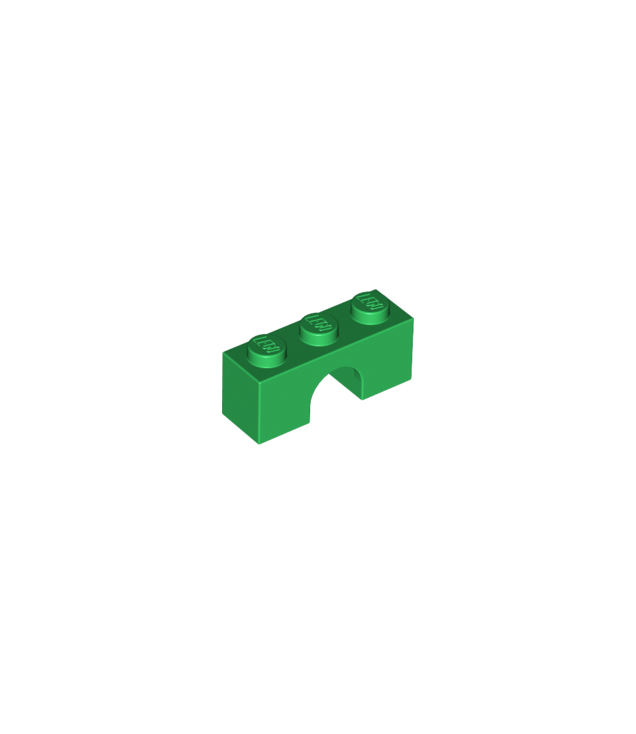 LEGO - Boog 1 x 3 - Green | N