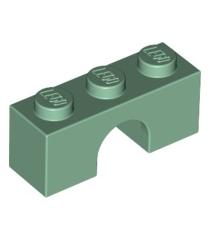 LEGO - Boog 1 x 3 - Sand Green | N - Thumbnail