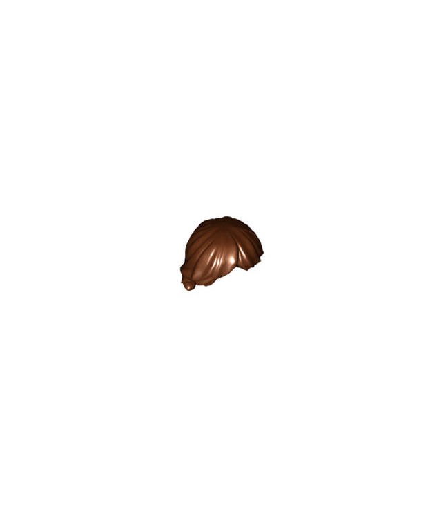 LEGO - Minifiguur-haar warrig en in lagen - Reddish Brown | N