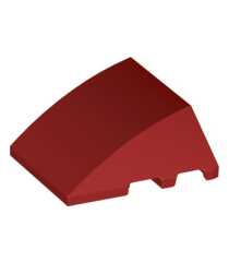 LEGO - Wig 4 x 3 driedubbel gebogen zonder noppen - Dark Red | N - Thumbnail