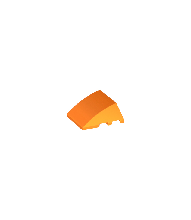 LEGO - Wig 4 x 3 driedubbel gebogen zonder noppen - Orange | N