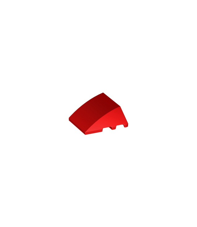 LEGO - Wig 4 x 3 driedubbel gebogen zonder noppen - Red | N
