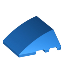 LEGO - Wig 4 x 3 driedubbel gebogen zonder noppen - Blue | N - Thumbnail