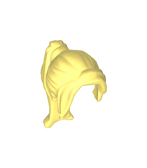 LEGO - Minifiguur-haar vrouw met lange paardenstaart en zijscheiding - Bright Light Yellow | N - Thumbnail