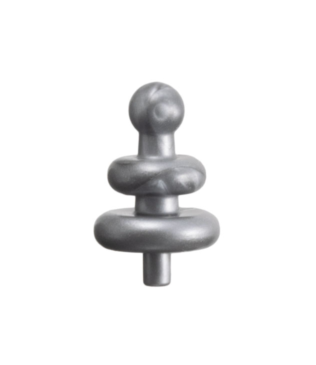 LEGO - Minifiguur-antenne met 2 diffusers en kleine pin - Flat Silver | N