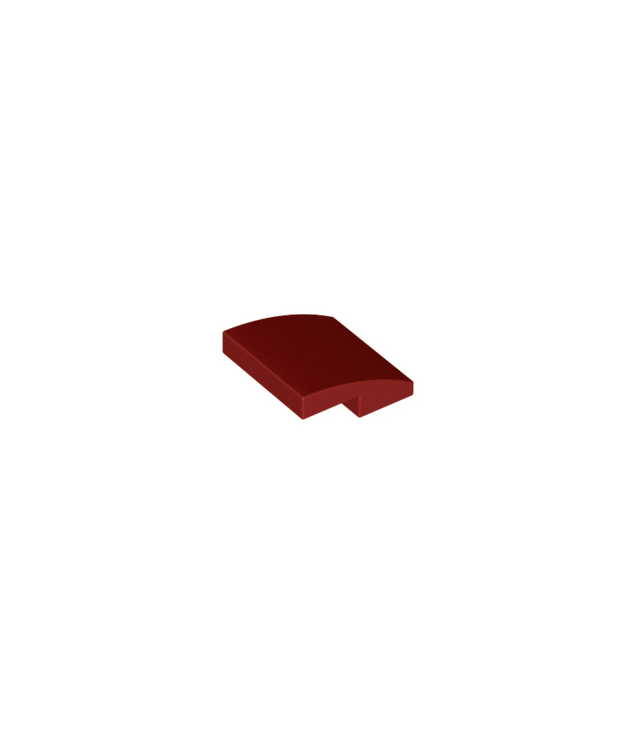 LEGO - Helling, gebogen 2 x 2 x 2/3 - Dark Red | N