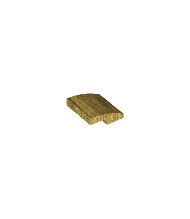 LEGO - Helling, gebogen 2 x 2 x 2/3 - Pearl Gold | N
