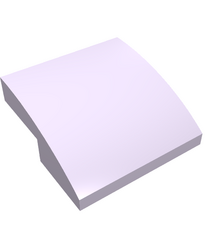 LEGO - Helling, gebogen 2 x 2 x 2/3 - Lavender | N - Thumbnail
