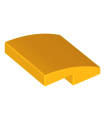 LEGO - Helling, gebogen 2 x 2 x 2/3 - Bright Light Orange | N - Thumbnail