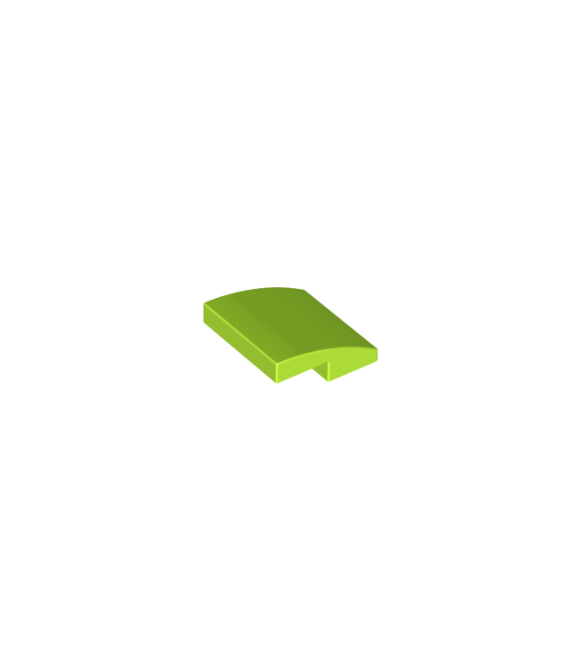 LEGO - Helling, gebogen 2 x 2 x 2/3 - Lime | N