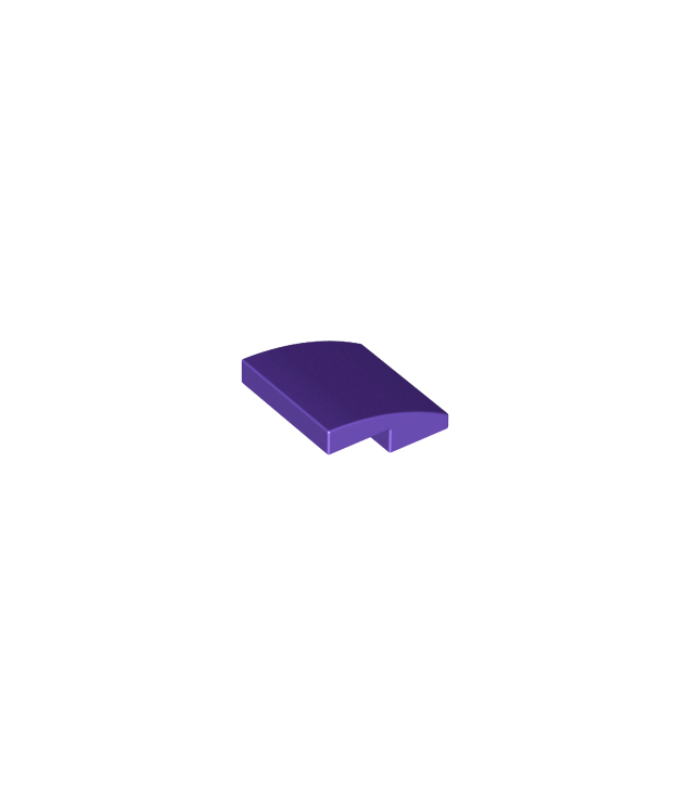 LEGO - Helling, gebogen 2 x 2 x 2/3 - Dark Purple | N