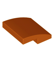 LEGO - Helling, gebogen 2 x 2 x 2/3 - Dark Orange | N - Thumbnail