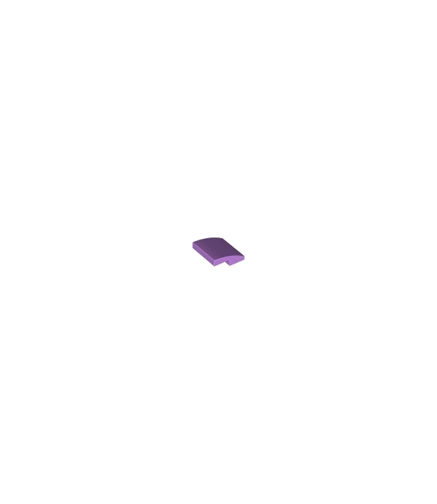 LEGO - Helling, gebogen 2 x 2 x 2/3 - Medium Lavender | N