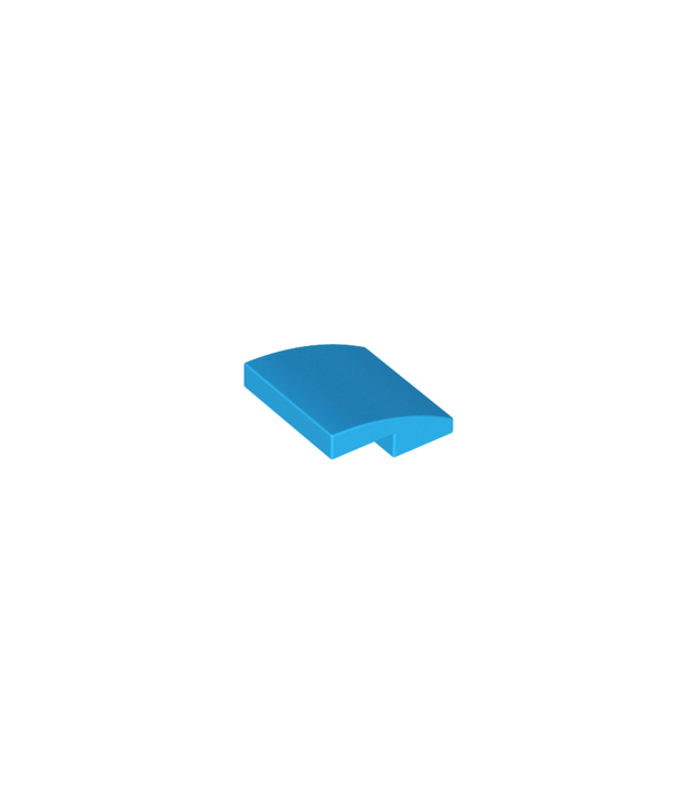 LEGO - Helling, gebogen 2 x 2 x 2/3 - Dark Azure | N