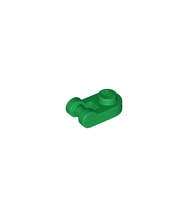 LEGO - Plaat, rond 1 x 1 met staaf-handgreep - Green | N