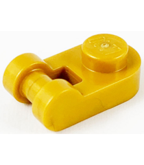 LEGO - Plaat, rond 1 x 1 met staaf-handgreep - Pearl Gold | N - Thumbnail