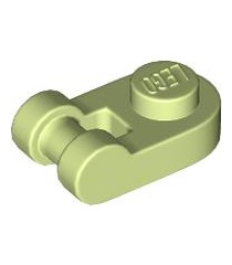 LEGO - Plaat, rond 1 x 1 met staaf-handgreep - Yellowish Green | N - Thumbnail