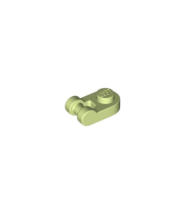 LEGO - Plaat, rond 1 x 1 met staaf-handgreep - Yellowish Green | N