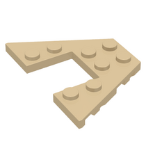 LEGO - Wig, plaat 4 x 6 - Tan | N - Thumbnail