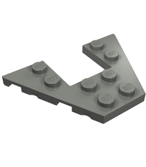 LEGO - Wig, plaat 4 x 6 - Dark Bluish Gray | N - Thumbnail
