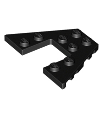 LEGO - Wig, plaat 4 x 6 - Black | N - Thumbnail