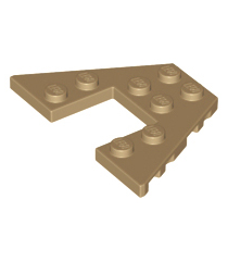 LEGO - Wig, plaat 4 x 6 - Dark Tan | N - Thumbnail