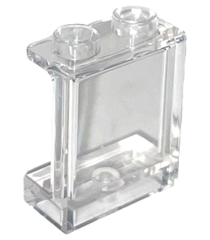 LEGO - Paneel 1 x 2 x 2 met zijsteunen - holle noppen - Trans-Clear | N - Thumbnail