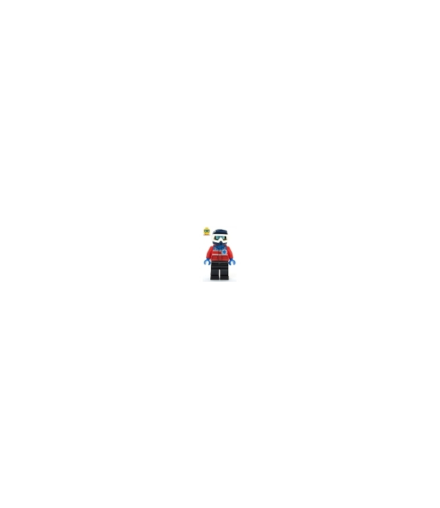LEGO - Skipatrouillelid – man, donkerblauwe helm - (Not Applicable) | N