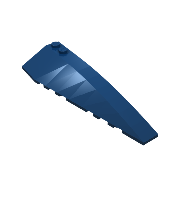 LEGO - Wig 10 x 3 rechts - Dark Blue | N