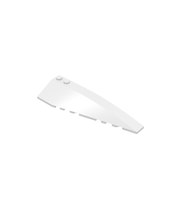 LEGO - Wig 10 x 3 rechts - White | N
