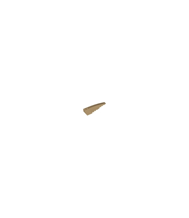 LEGO - Wig 10 x 3 rechts - Dark Tan | N