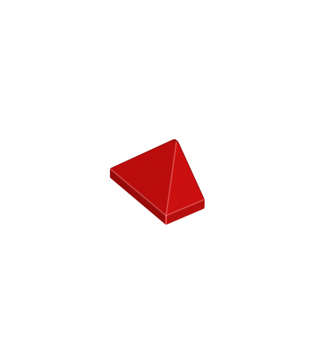 LEGO - Helling 45 graden 2 x 1 driedubbel met onderop een nophouder - Red | N