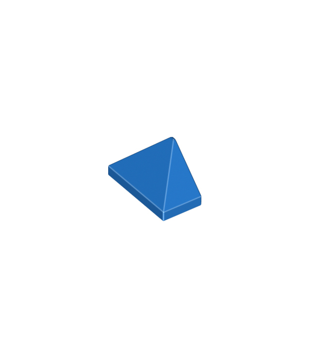 LEGO - Helling 45 graden 2 x 1 driedubbel met onderop een nophouder - Blue | N