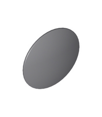 LEGO - Minifiguur-schild rond bol - Dark Bluish Gray | N - Thumbnail