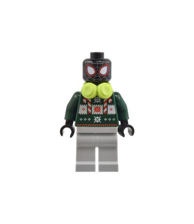 LEGO - Spider-Man (Miles Morales) – kersttrui, koptelefoon - | N