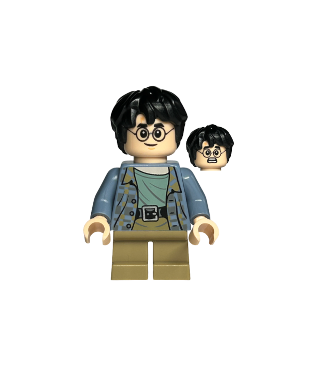 LEGO - Harry Potter – zandblauw jasje, zandkleurige korte benen, glimlach / geschrokken - | N