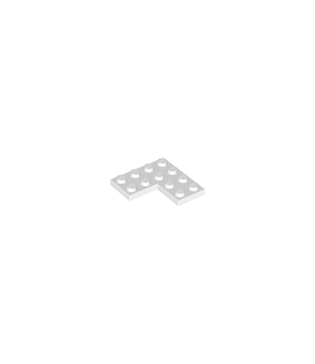 LEGO - Plaat 4 x 4 hoek - White | N