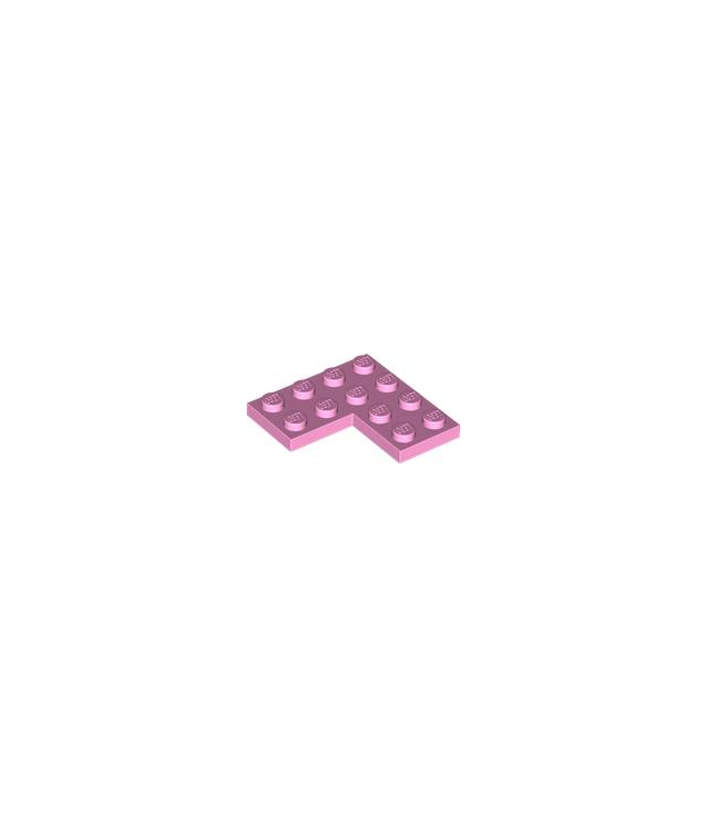 LEGO - Plaat 4 x 4 hoek - Bright Pink | N