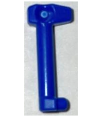 LEGO - Minifiguur-antenne/rangefinder voor SW Clone Trooper-helm met gaten - Blue | N - Thumbnail