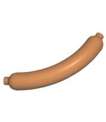 LEGO - Hotdog / worst - Medium Nougat | N - Thumbnail