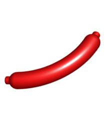 LEGO - Hotdog / worst - Red | N - Thumbnail